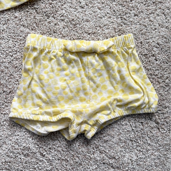 Kids Pink and Yellow Tops Set bundle 4T summer clothes jean skort tahari set - Picture 8 of 9